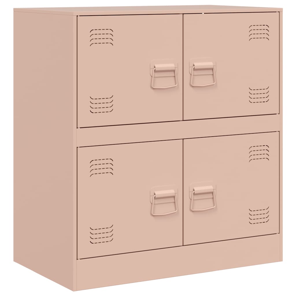 Sideboard Pink 67x39x73 cm Steel
