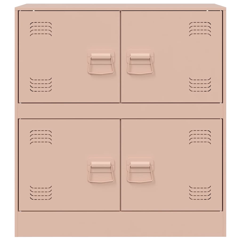 Sideboard Pink 67x39x73 cm Steel