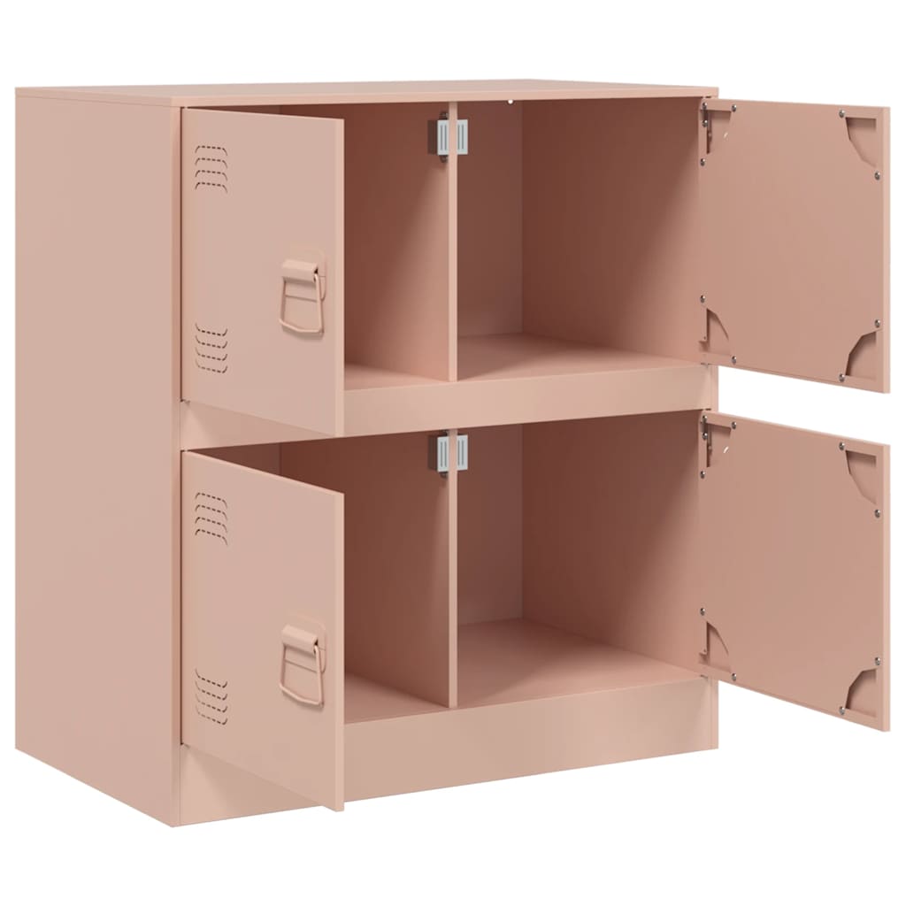 Sideboard Pink 67x39x73 cm Steel