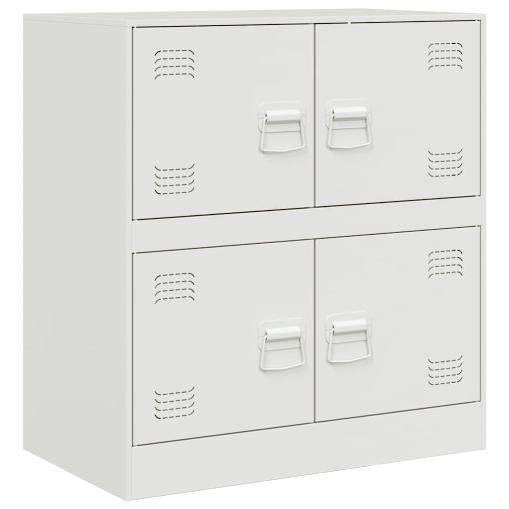 Sideboard White 67x39x73 cm Steel