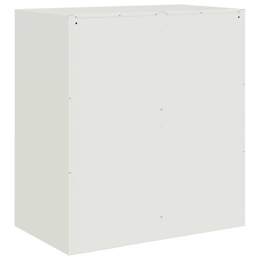 Sideboard White 67x39x73 cm Steel