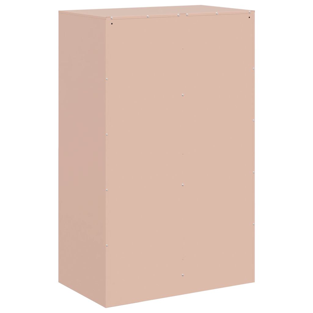 Sideboard Pink 67x39x107 cm Steel
