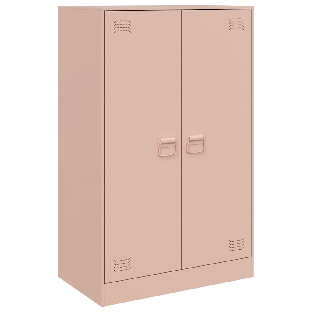 Sideboard Pink 67x39x107 cm Steel