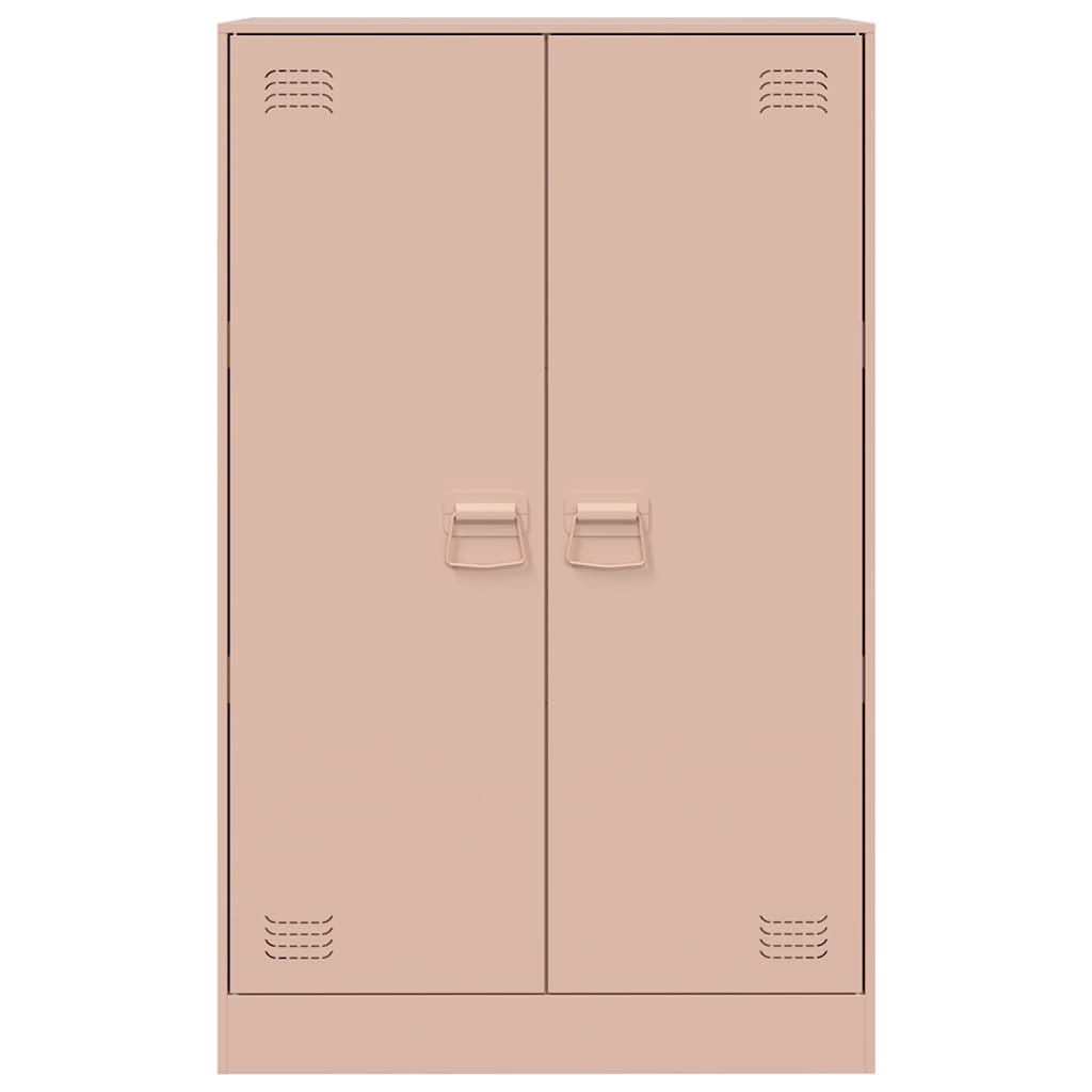 Sideboard Pink 67x39x107 cm Steel