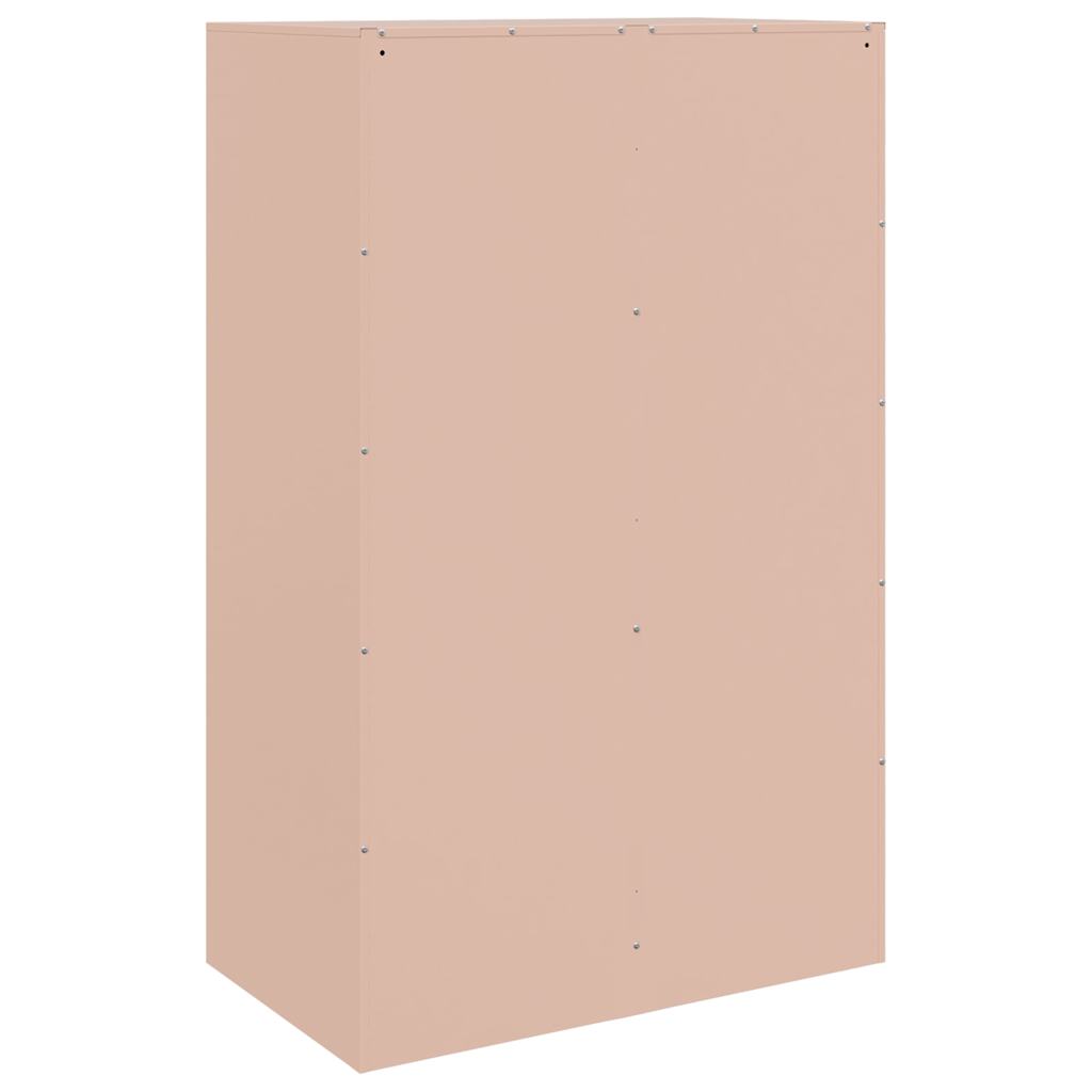 Sideboard Pink 67x39x107 cm Steel