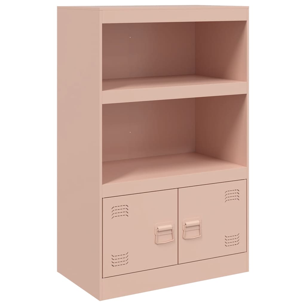 Sideboard Pink 67x39x107 cm Steel