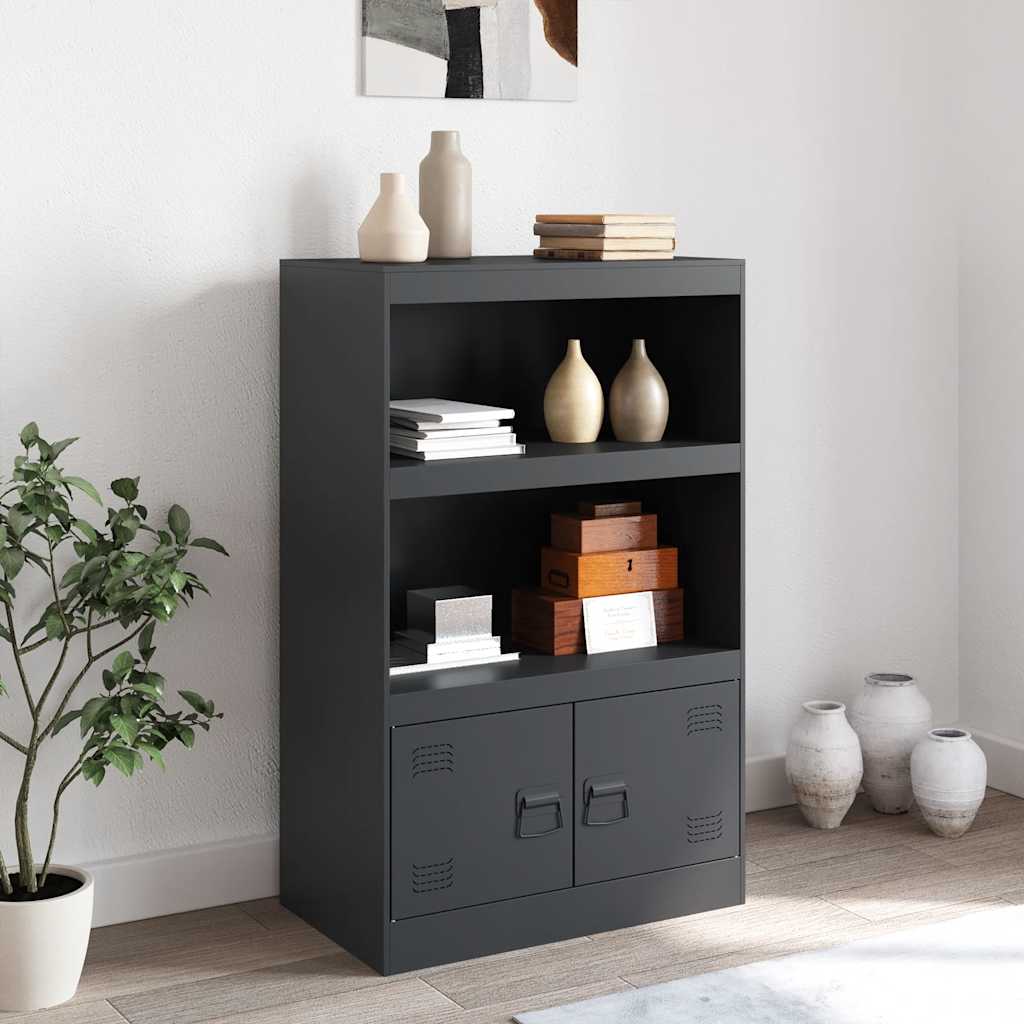 Sideboard Anthracite 67x39x107 cm Steel