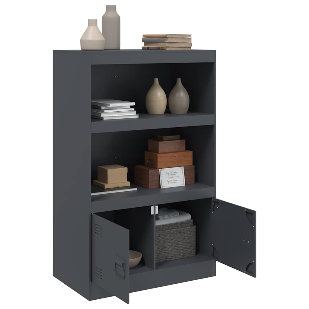 Sideboard Anthracite 67x39x107 cm Steel