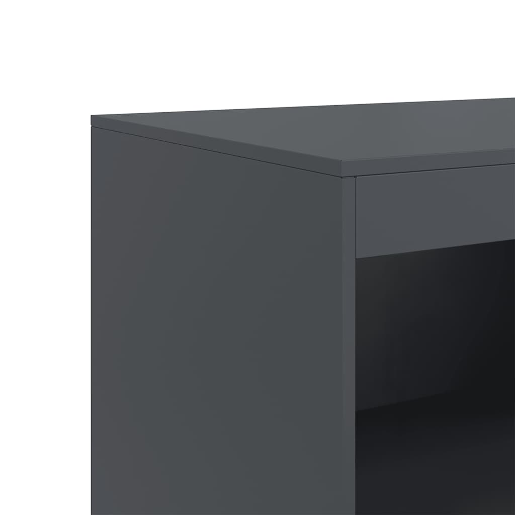 Sideboard Anthracite 67x39x107 cm Steel
