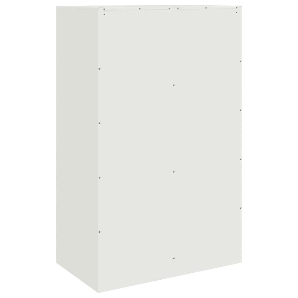 Sideboard White 67x39x107 cm Steel
