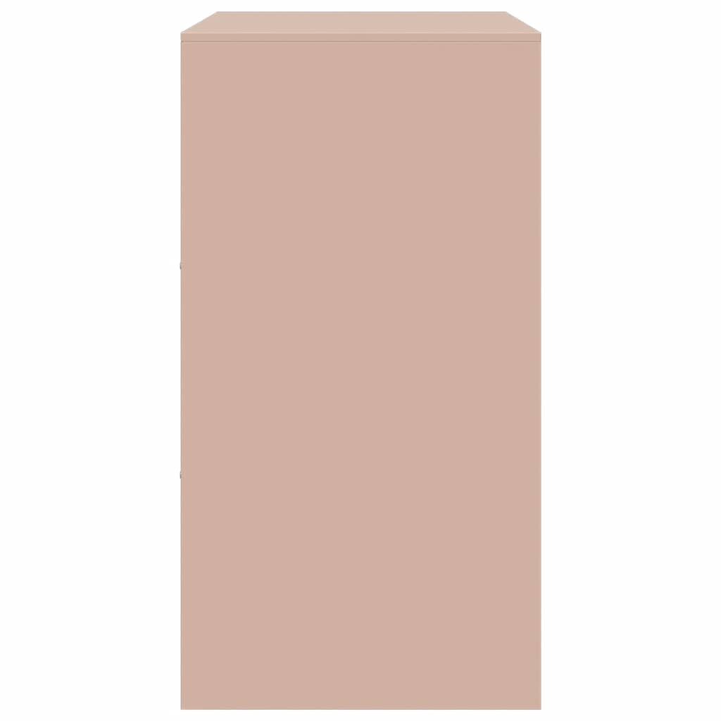 Sideboard Pink 67x39x73 cm Steel