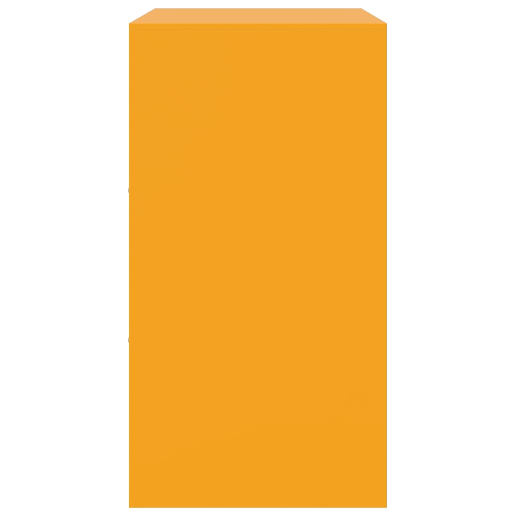 Sideboard Mustard Yellow 67x39x73 cm Steel