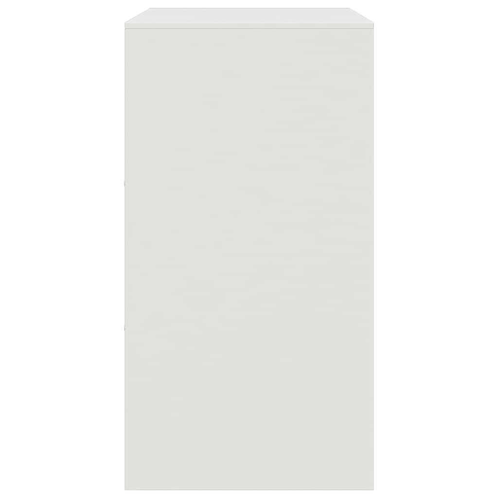 Sideboard White 67x39x73 cm Steel