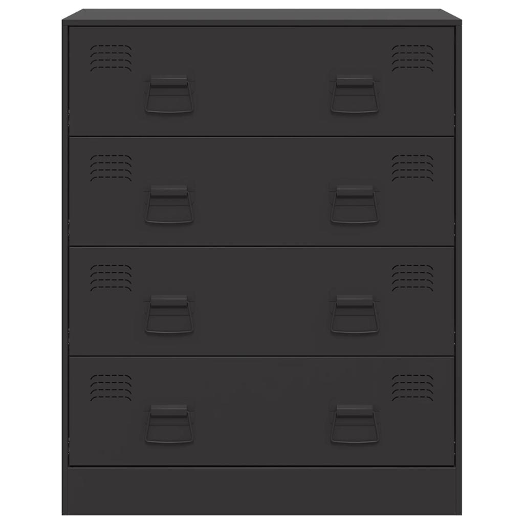 Sideboard Black 67x39x83 cm Steel