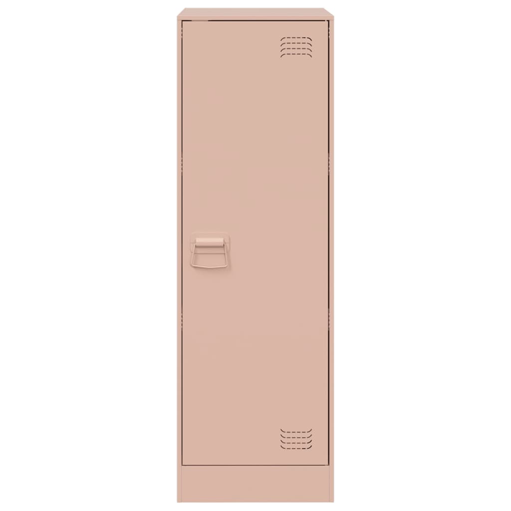 Sideboard Pink 34.5x39x107 cm Steel