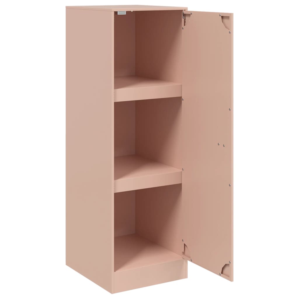 Sideboard Pink 34.5x39x107 cm Steel