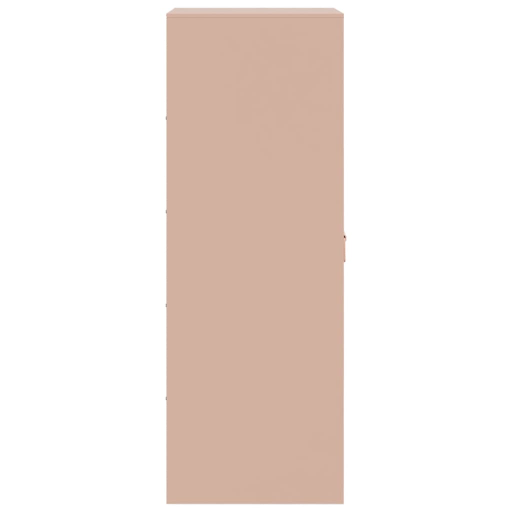 Sideboard Pink 34.5x39x107 cm Steel