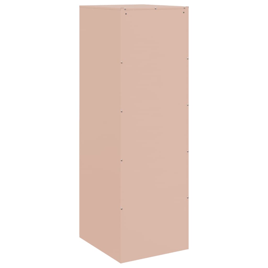 Sideboard Pink 34.5x39x107 cm Steel
