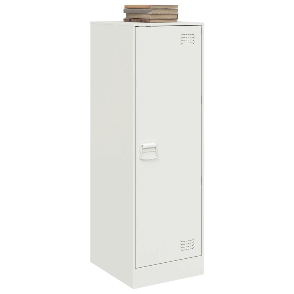 Sideboard White 34.5x39x107 cm Steel