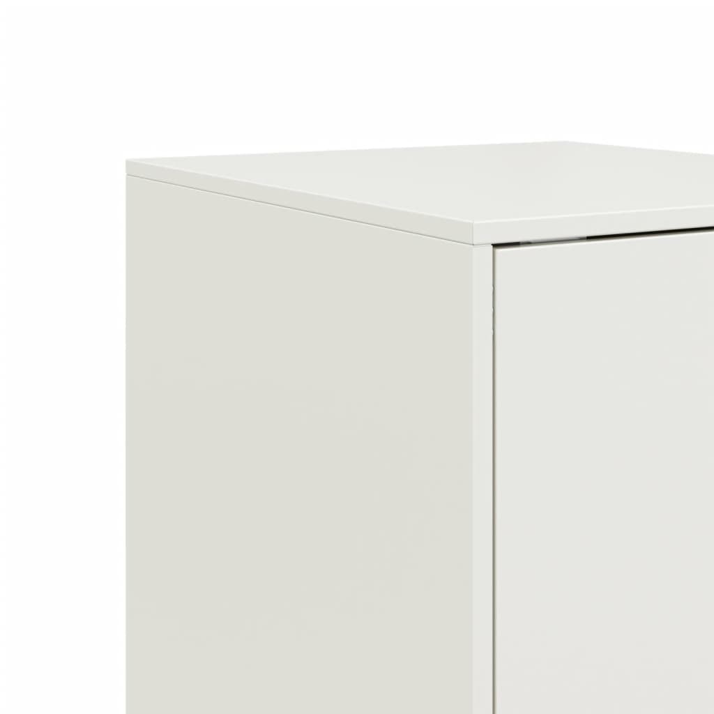 Sideboard White 34.5x39x107 cm Steel