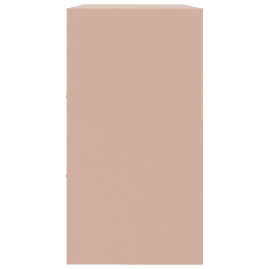 Sideboard Pink 99x39x73 cm Steel