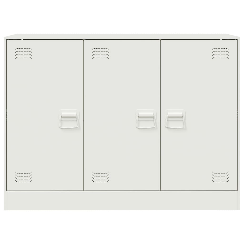 Sideboard White 99x39x73 cm Steel