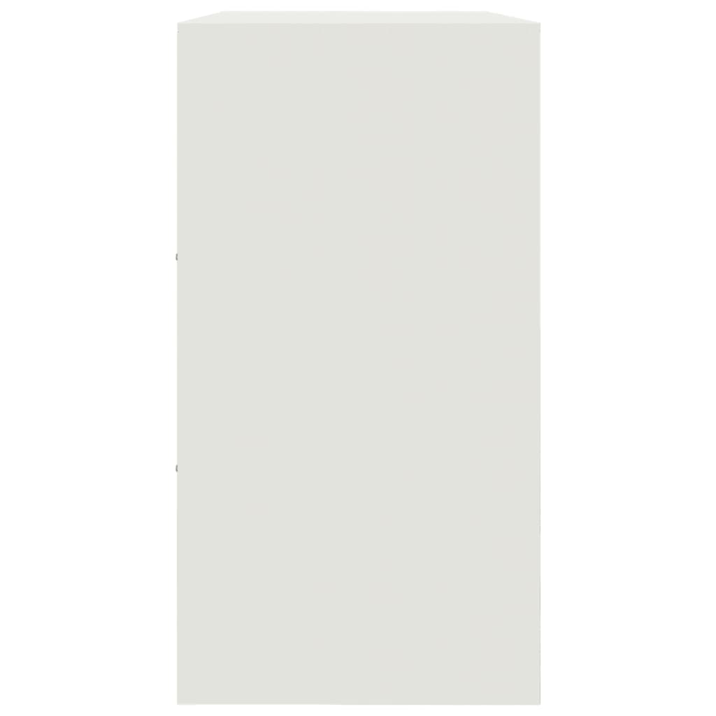 Sideboard White 99x39x73 cm Steel