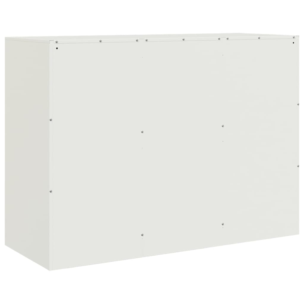 Sideboard White 99x39x73 cm Steel
