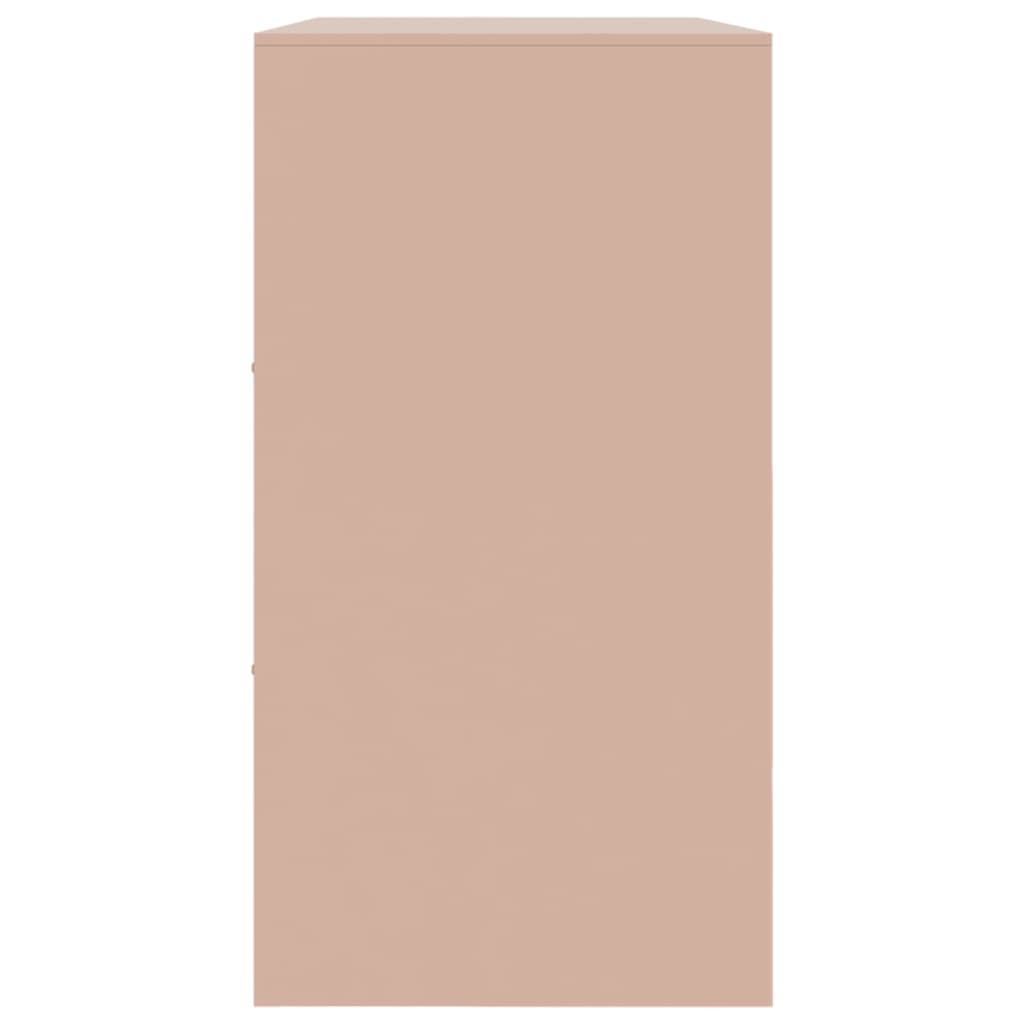 Sideboard Pink 99x39x73 cm Steel