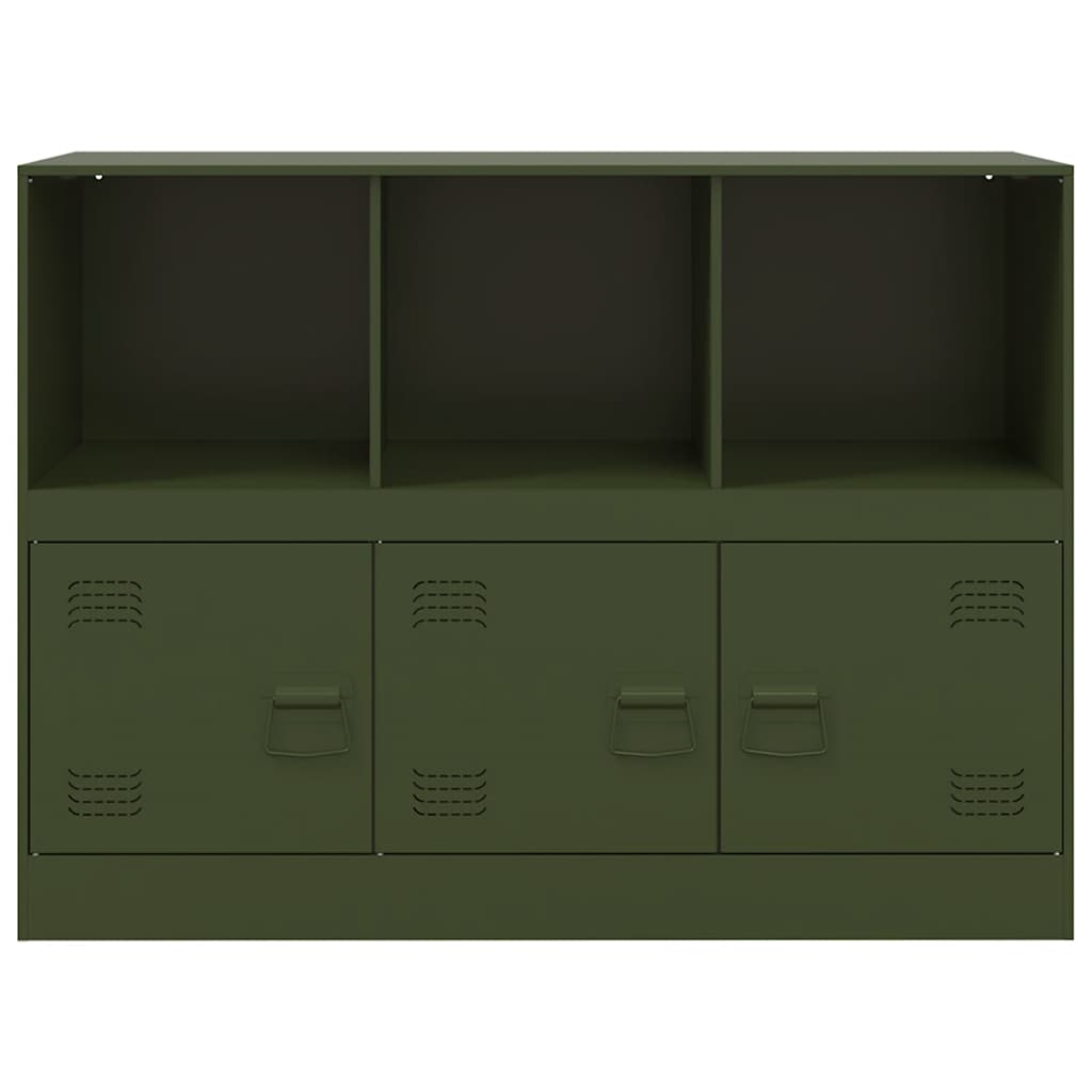 Sideboard Olive Green 99x39x73 cm Steel