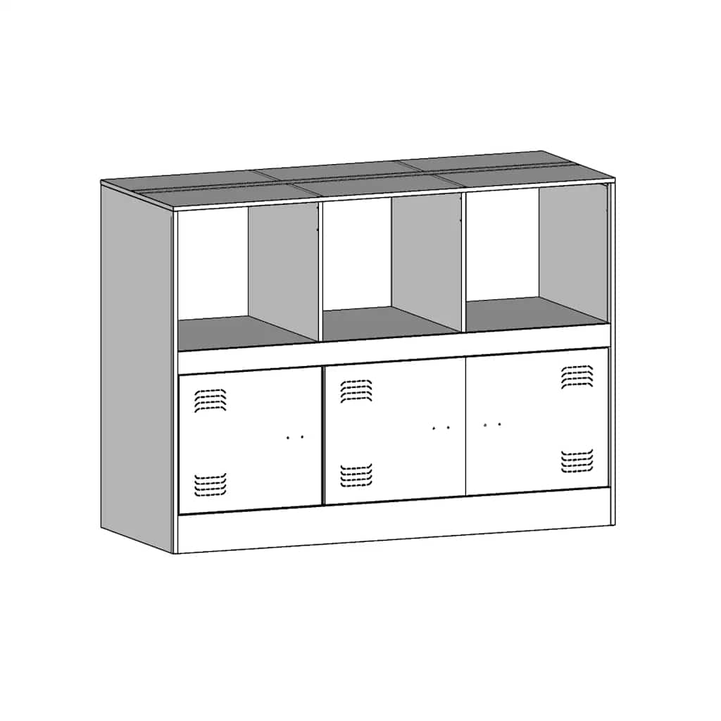 Sideboard Olive Green 99x39x73 cm Steel
