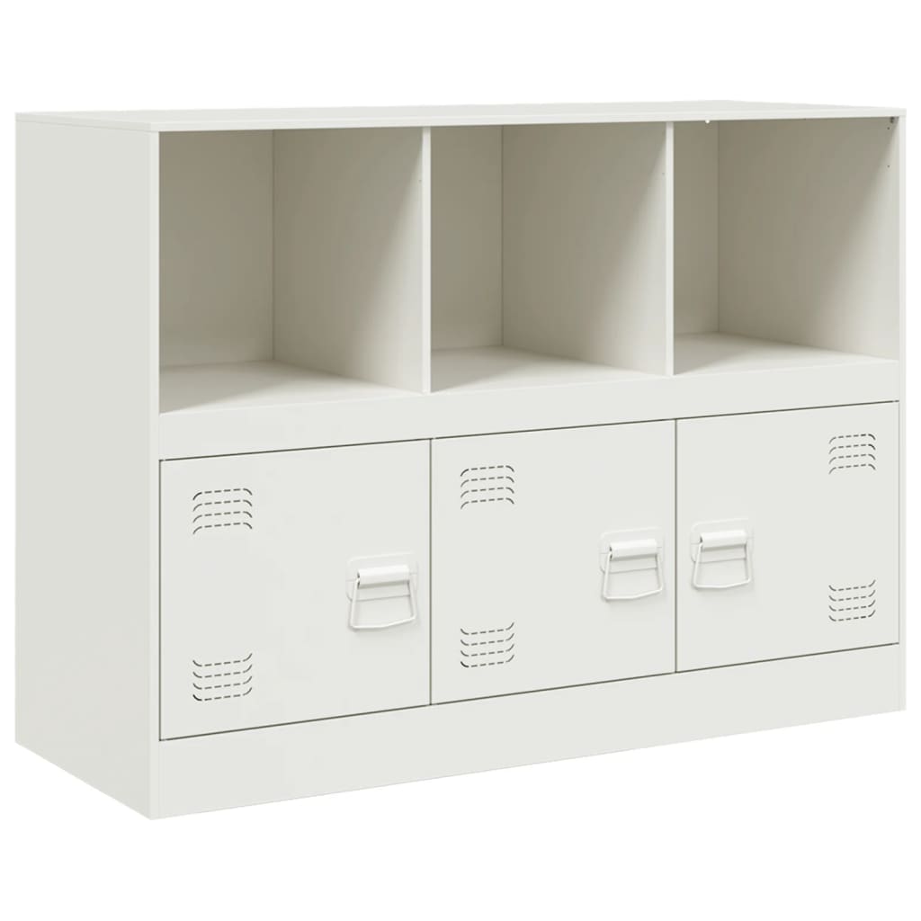 Sideboard White 99x39x73 cm Steel