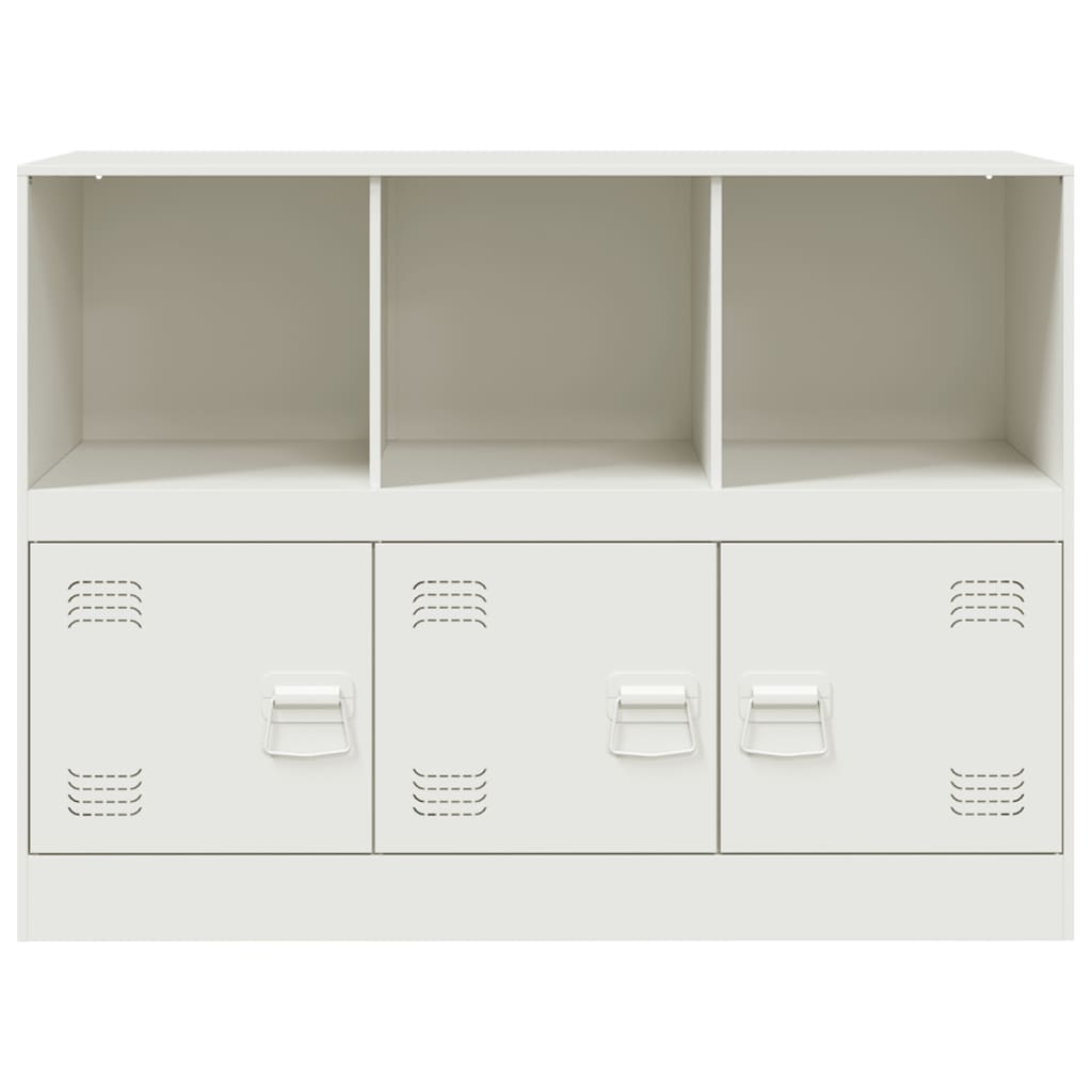 Sideboard White 99x39x73 cm Steel