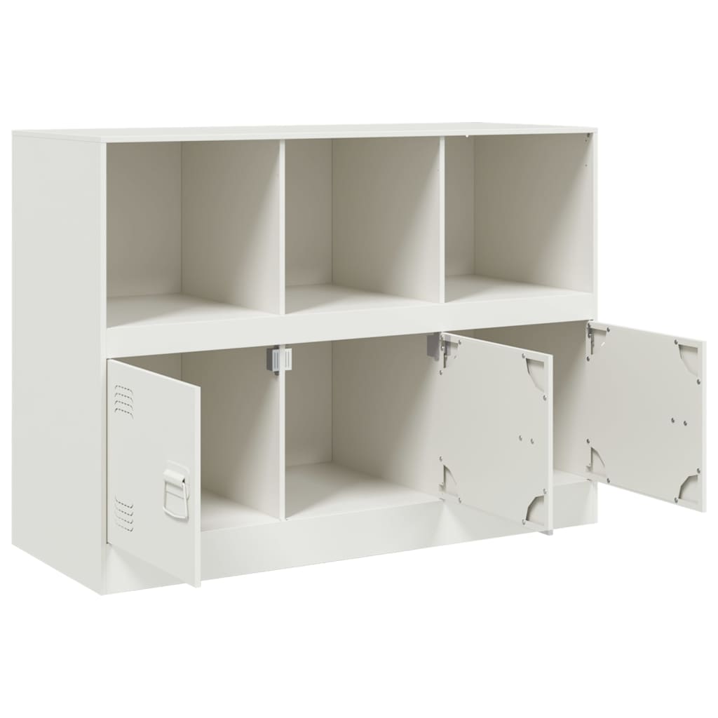Sideboard White 99x39x73 cm Steel