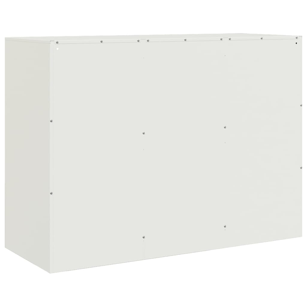 Sideboard White 99x39x73 cm Steel