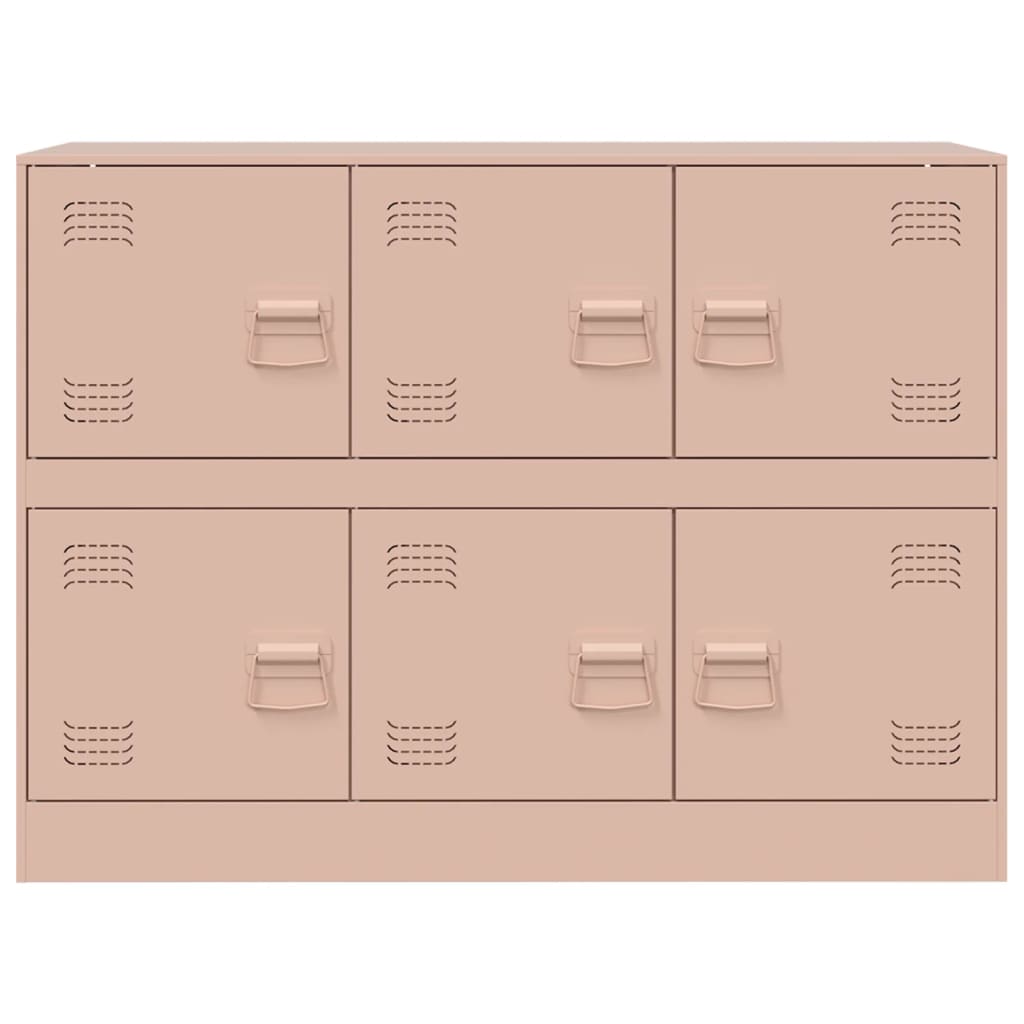 Sideboard Pink 99x39x73 cm Steel
