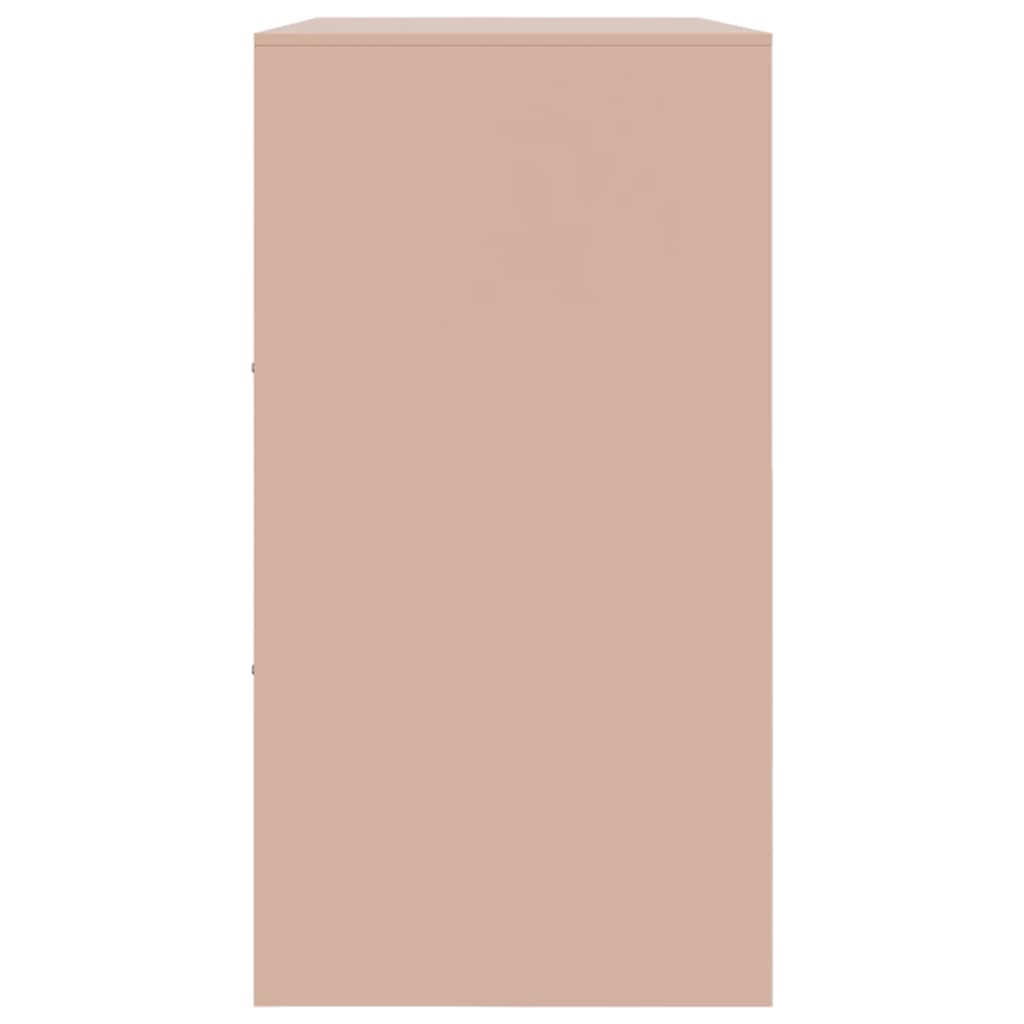 Sideboard Pink 99x39x73 cm Steel