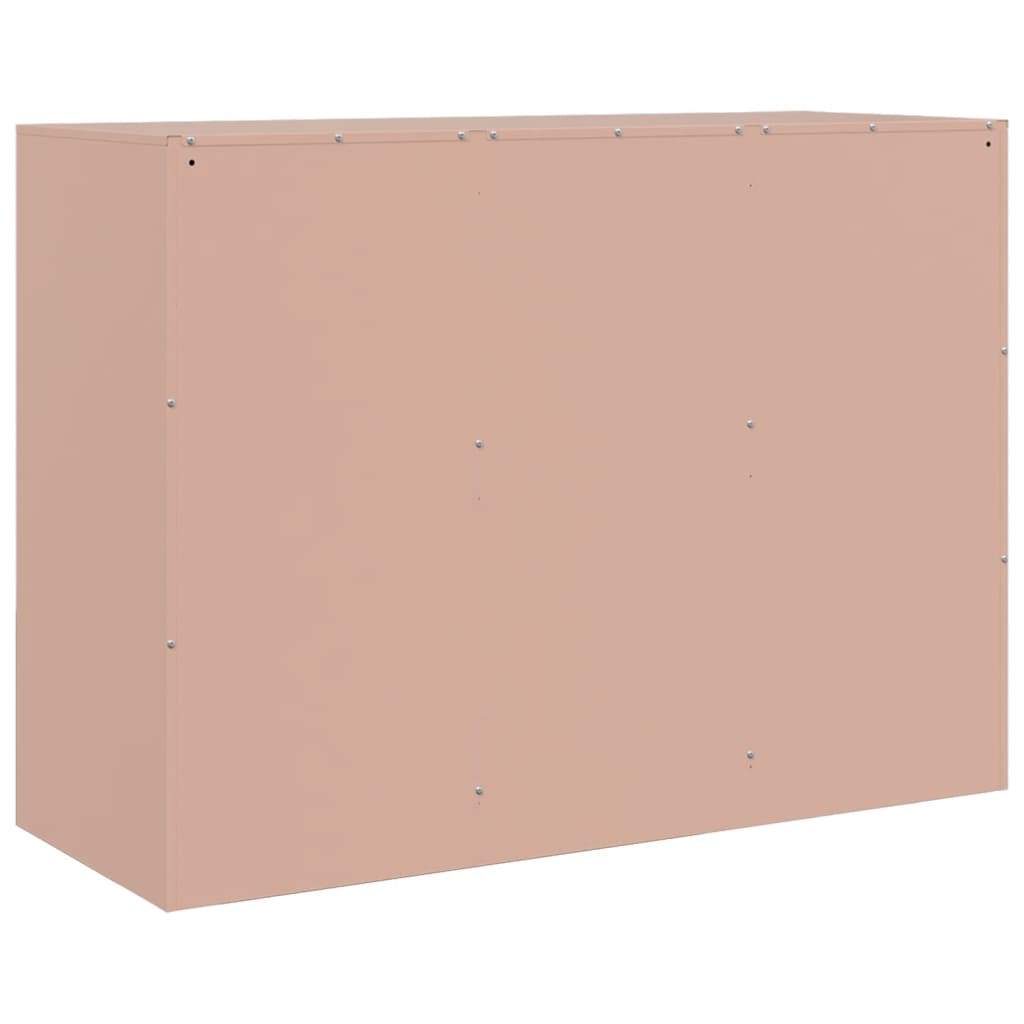 Sideboard Pink 99x39x73 cm Steel