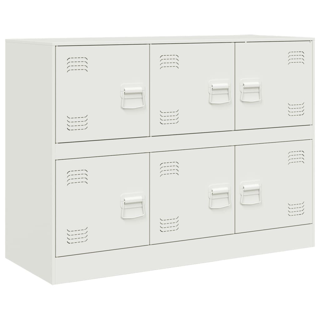 Sideboard White 99x39x73 cm Steel