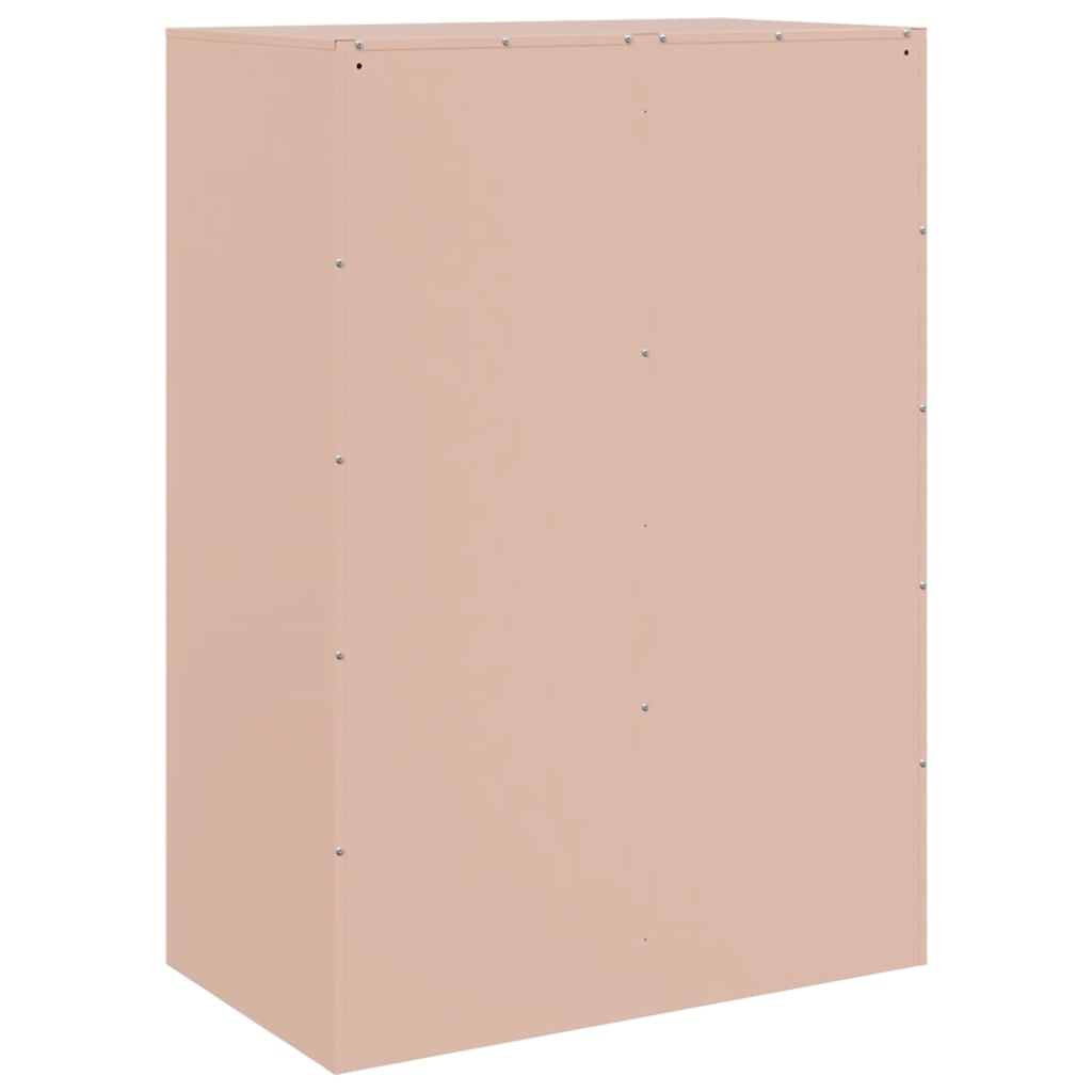 Highboard Pink 67x39x95 cm Steel