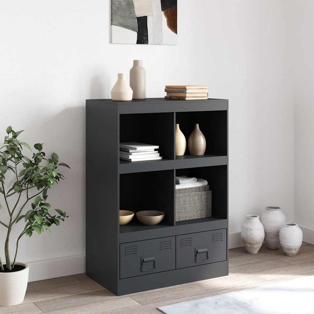 Highboard Anthracite 67x39x95 cm Steel