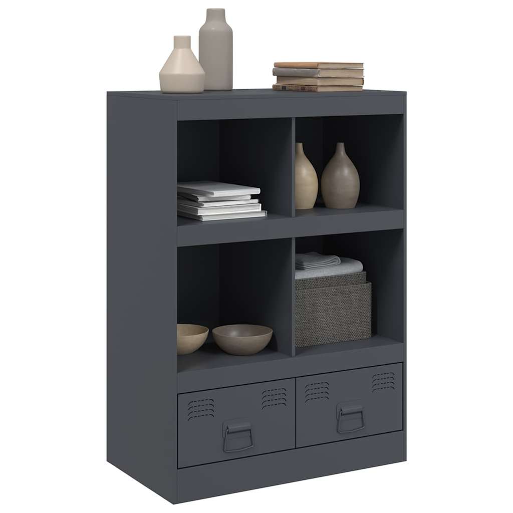 Highboard Anthracite 67x39x95 cm Steel