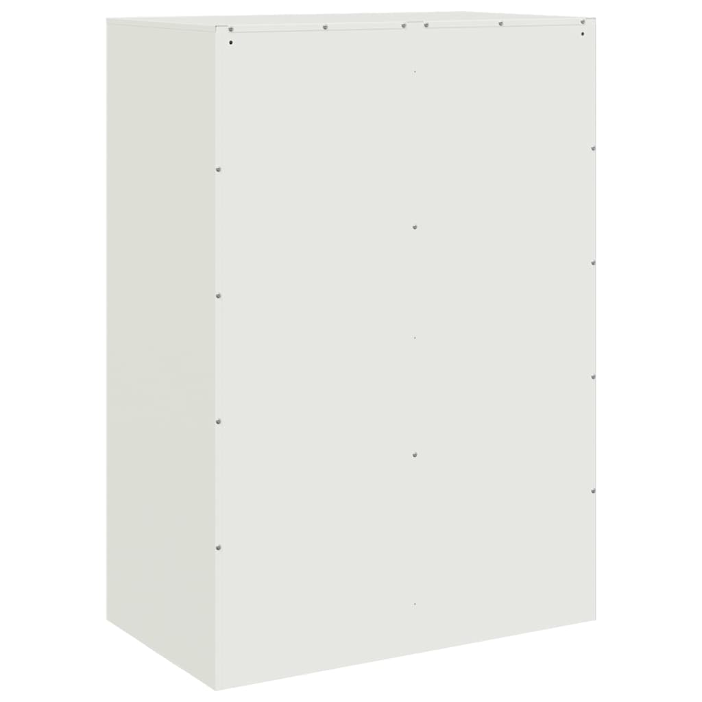 Highboard White 67x39x95 cm Steel