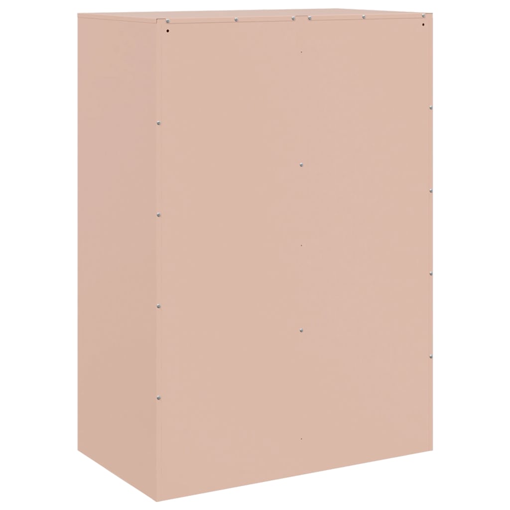 Highboard Pink 67x39x95 cm Steel