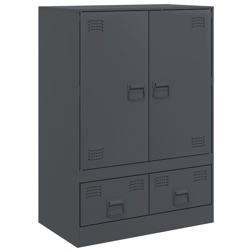 Highboard Anthracite 67x39x95 cm Steel