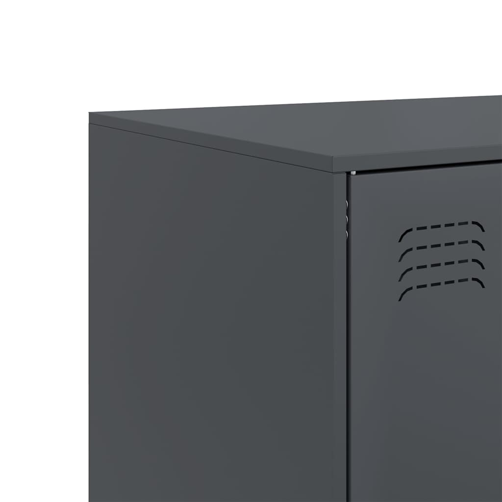 Highboard Anthracite 67x39x95 cm Steel