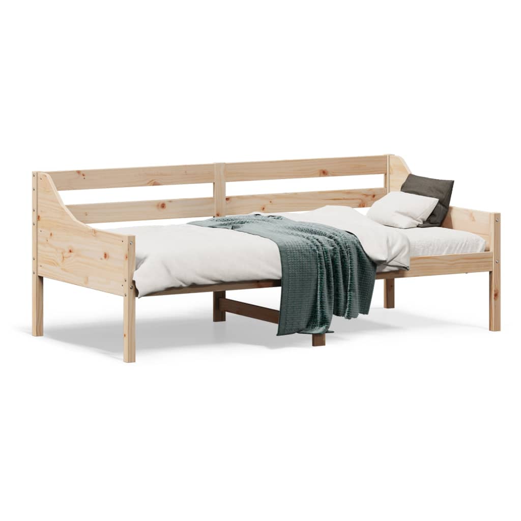 Day Bed without Mattress 90x190 cm Single Solid Wood Pine