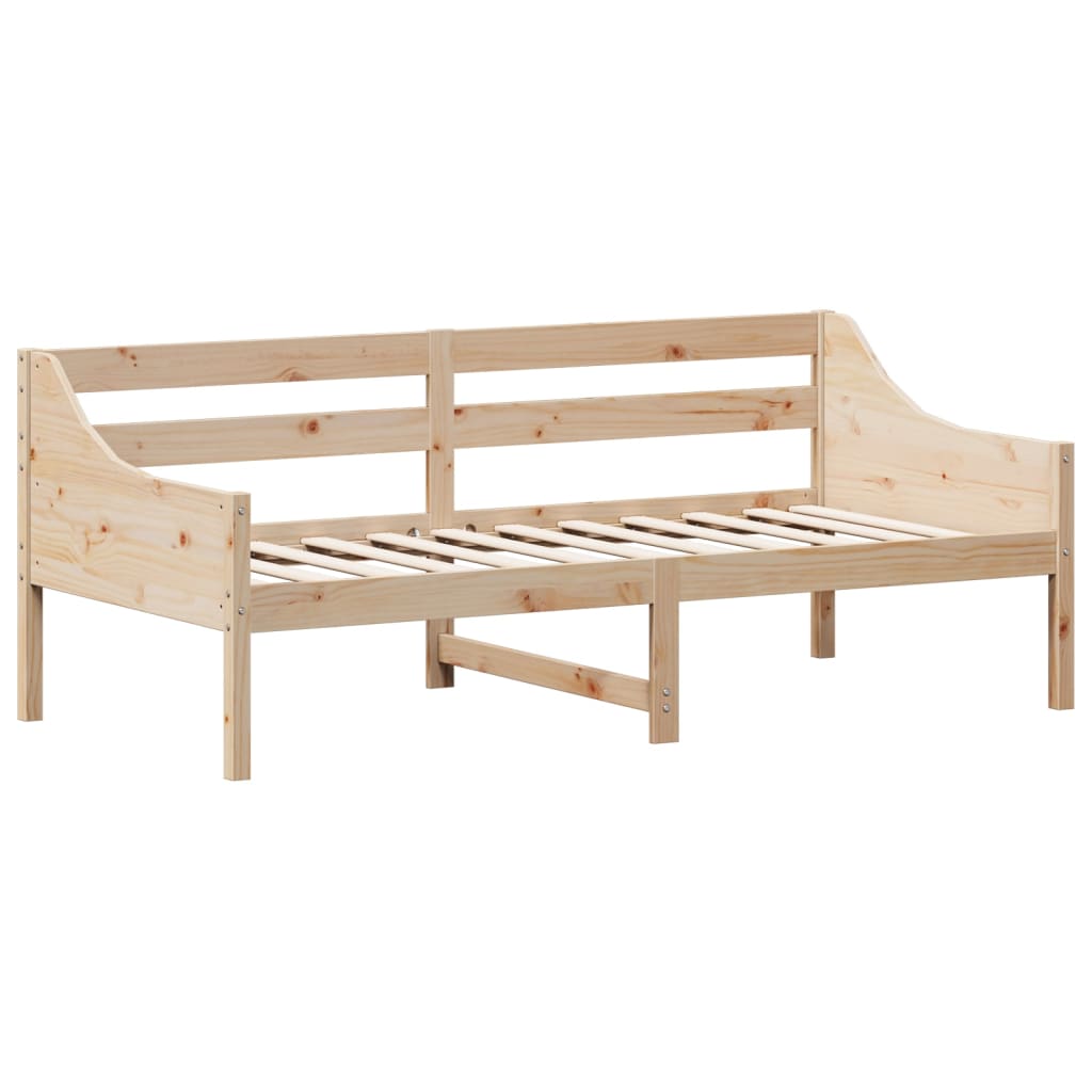 Day Bed without Mattress 90x190 cm Single Solid Wood Pine