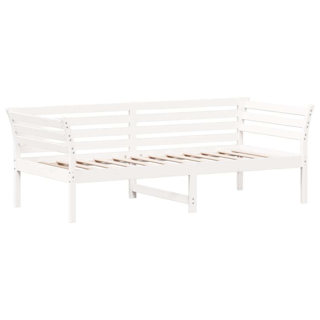 Day Bed without Mattress White 80x200 cm Solid Wood Pine