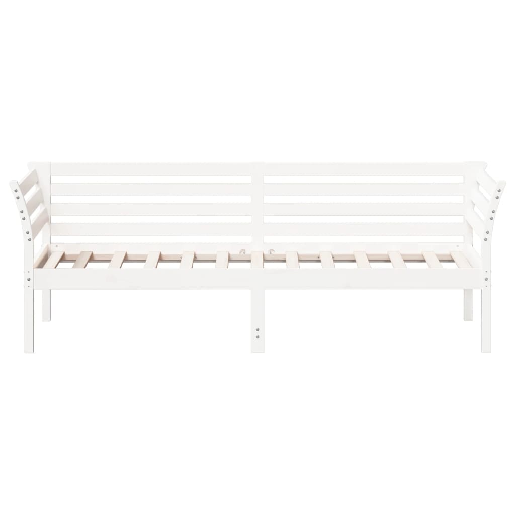 Day Bed without Mattress White 80x200 cm Solid Wood Pine